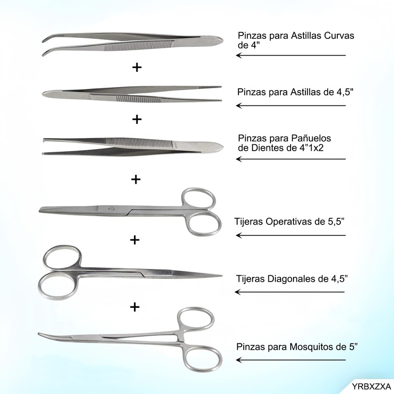Kit de Práctica de Sutura 22Pcs, Herramientas de práctica de