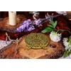 Nemesis Now Triple Moon Gold Incense Burner 5.4"