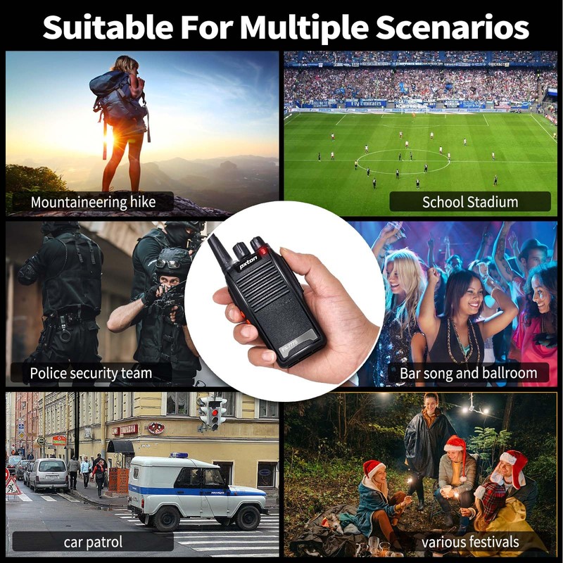 pxton 777S walkie talkies Long Range for Adults Rechargeable with