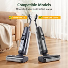 2+4 Pack Brush Roller and HEPA Filter Set Compatible with Tineco Floor ONE S5/ Floor One S5 Pro Cordless Wet Dry Vacuum Cleaner, 2 Pack Brush Rollers + 4 Pack Vacuum HEPA Filters