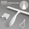 Shower Squeegee for Glass Doors, 11-Inch Silicone Squeegee with Non-Slip