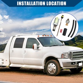 Hihaha NO. 5C3Z-9C968-CA 6.0L Fuel Injector Pressure Regulator and ICP Sensor W/Plug Pigtail Harness for Ford F250 F350 F450 F550 E350 E450 Super Duty for Ford Excursion/Durable /1 Set