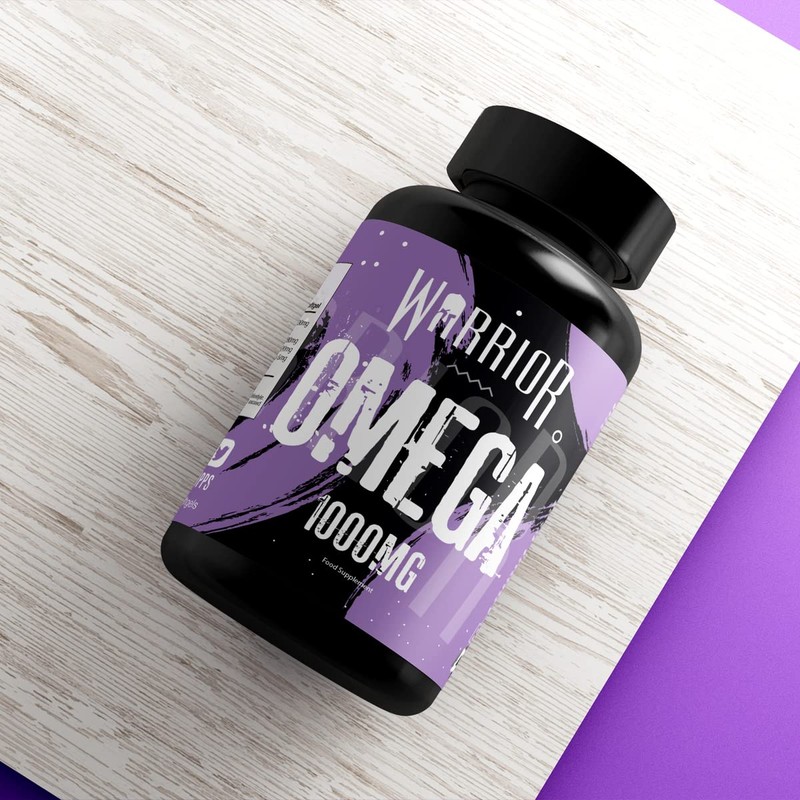 Warrior Warrior Omega Fish Oils 1000mg - 60 Softgel Capsules