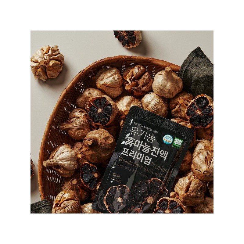 유기농 의성 흑마늘진액 프리미엄 80ml x 30팩 Premium Organic Uiseong