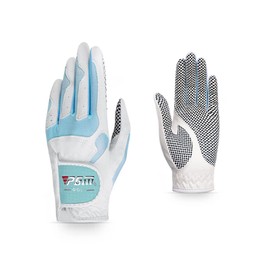 ZVCXOE Golf Gloves for Women, Both Hands, Women's, Fit, Durable, Design, Tight, Soft, Comfortable, Durable, Spring, Summer, Autumn, Blue, 8.3 inches (21 cm)