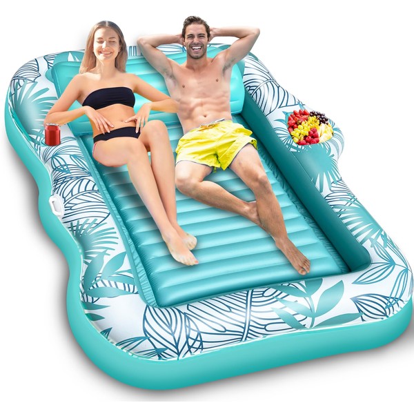 83" X 63" Extra Large Inflatable Tanning Pool Float Lounger