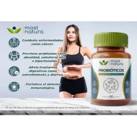 Most Natura Probióticos 10 Billones De Lactobacilius 30c Sabor Sin Sabor                                                                              