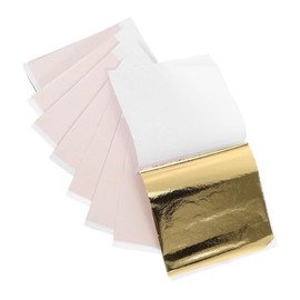 Operitacx Luxury Leaf Flakes 100pcs Imitation Foil Sheets Art Craft Supplies Decorative Shimmering