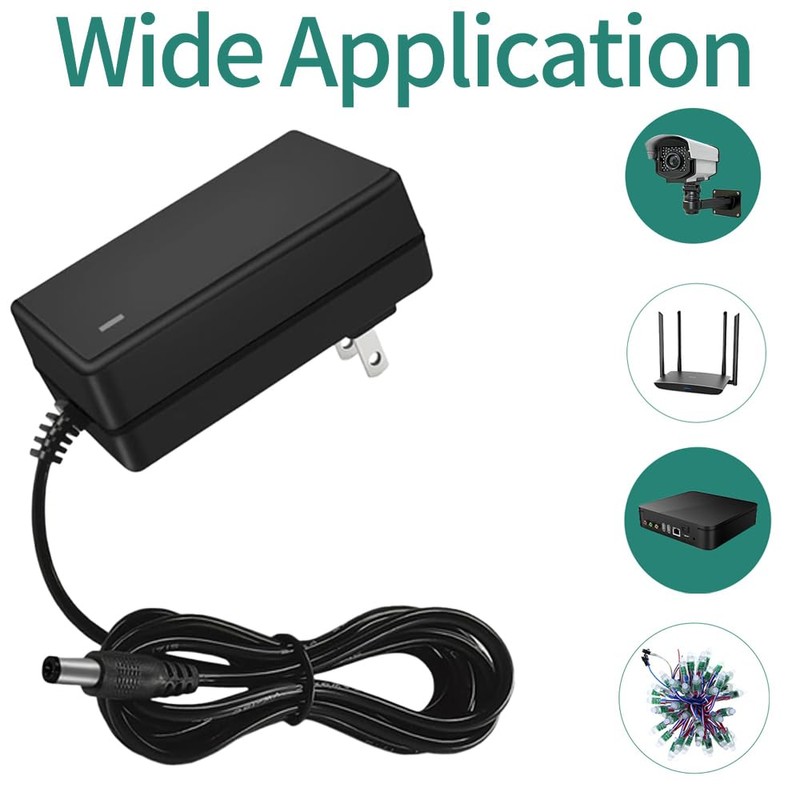 12V 3A Power Supply Adapter AC 100-240V 50-60Hz to DC