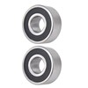 2Pcs Double Row Ball Bearing High Speed Operation Excellent Manufacture