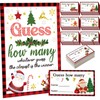 Sosation 61 Pieces Christmas Guess How Many Cards Game Christmas