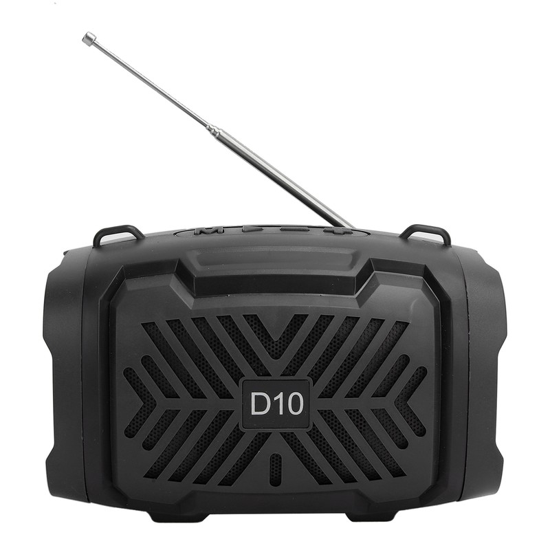 D10 Bluetooth V5.0 Wireless Speaker USB Micro Loudspeaker with Light