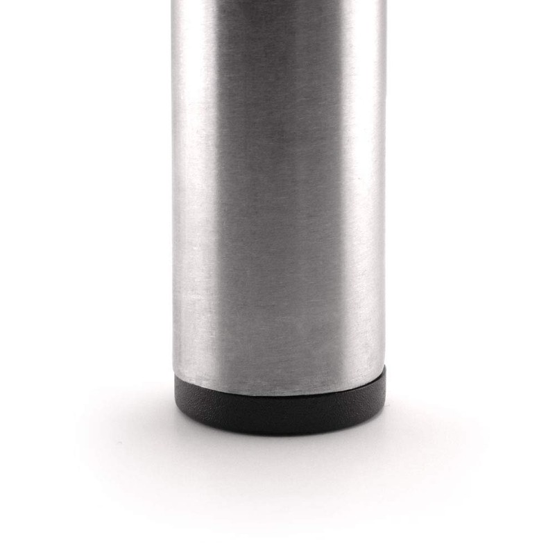 GLEITGUT 4 x Lamellar Plugs Black Round Tube Plugs in