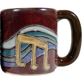 Mara Stoneware Mug - Musical Notes - 16 oz