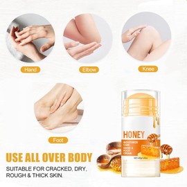 Intensive Repair Honey Foot & Hand Cream for Cracked Heels & Very Dry Skin – 40ml Ultra-Hydrating Moisturizer with Fast-Absorbing Formula, Non-Greasy Heel Balm for Women & Men