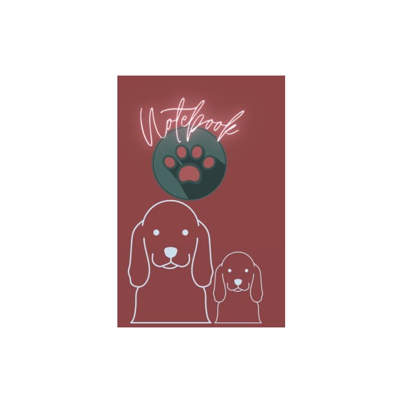 Notebook: A Blank Lined Notebook Gift for beagle mom, dad,