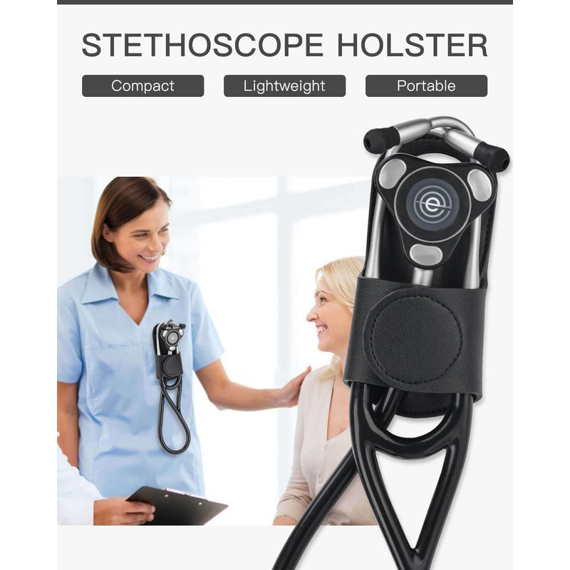Stethoscope Holder Clip for EKO CORE 500™ – Lightweight PU