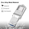 TOPESEL Dual 2-in-1 USB C Flash Drive 128GB USB 3.0/3.2