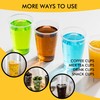 RACETOP 500 Pack 9 oz Plastic Cups, Clear Disposable Plastic