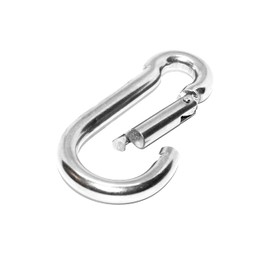 Snap Hook Karabiner V4 A Standard Stainless Steel Pack of 5 Size:8 x 80 mm