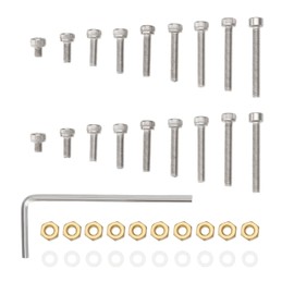 eMagTech 1 Set Turntable Headshell Pickup Assembly Kit Phono Headshell Pickup Screws M2.5 Screws Nuts Washers Compatible with Linn Compatible with Thorens