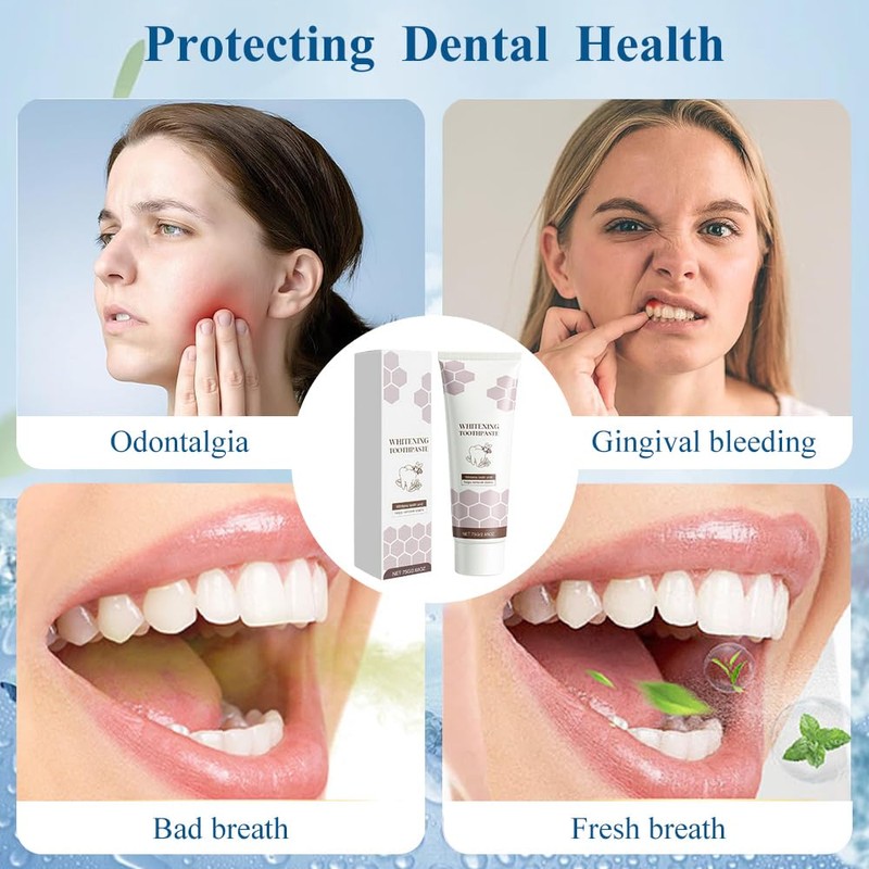 Toothpaste, tooth cleaning, relief for white teeth, natural whitening, toothpaste