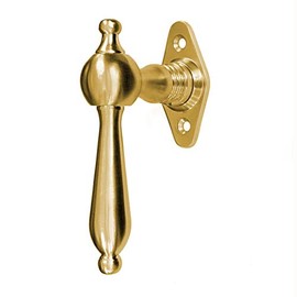 Antikas - Window Olive Brass Patinated - Window Handle, Window Fittings - 12.5 x 7.0 cm