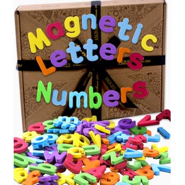 Jaques of London | Magnetic Letters and Numbers | Fridge Magnets | Magnetic Letters | Soft Plastic Toy | Educational Toys - Since 1795