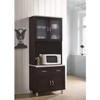 HODEDAH IMPORT Kitchen Cabinet, Chocolate