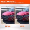 WenQi For 2016-2018 Hyundai Elantra LED DRL Turn Signal Night