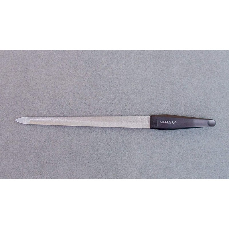 Nippes Stainless Steel Sapphire Nail File - Professional Finger Manicure