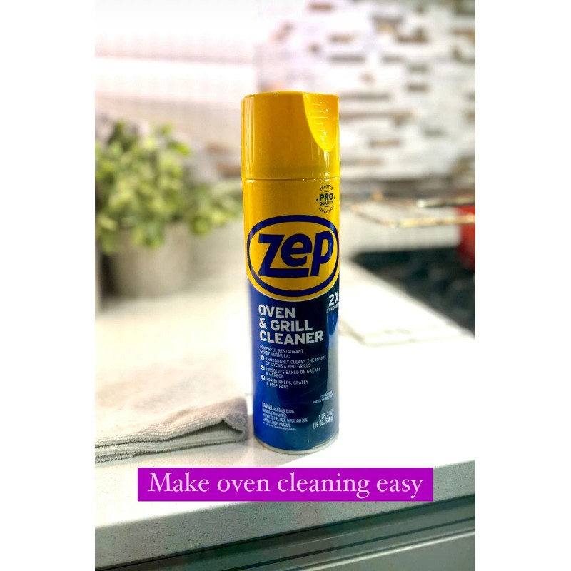 Zep Heavy-Duty Oven & Grill Cleaner Spray – Industrial Strength