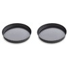 Mrs. Anderson's Baking Quiche Pan, Removable Base, Non-Stick Carbon Steel,