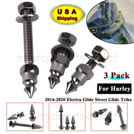 Unbranded Spike Windshield Mount Bolt Screw For Harley Touring Ultra Classic Limited 14-20
