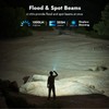 WUBEN X4 EDC Flat Flashlight with RGB Light, 1500 Lumens