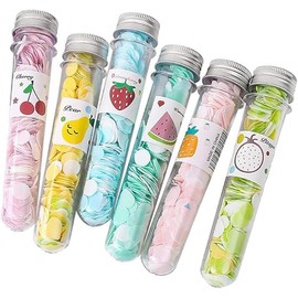 6Pcs Colors Random Shipping Boxes Portable Disposable Paper Soap Confetti Soap Sheets Flakes for Washing Hand Wash Cleansers