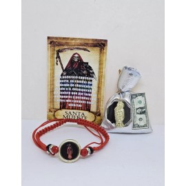 AMULETO SANTA MUERTE ATRAE AMOR DINERO Y PROTECCION INSTRUCCIONES GRATIS