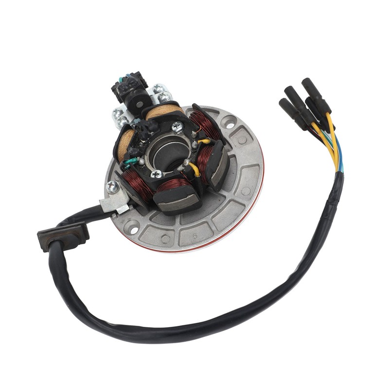 Magneto Stator Plate Copper Coil 5 Wire High Conductivity Generator