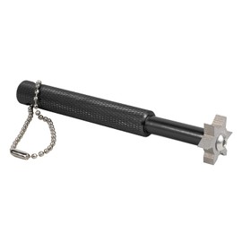 Betgod Golf Groove Sharpener,Golf Club Groove Sharpener,Groove Sharpener,Club Sharpener,Groove Sharpening Tool - Generate Optimal Backspin - Suitable for U & V-Grooves (6 Heads) (Black)