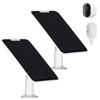 Upgrade 2 Pack 5W Solar Panel Charging Compatible with Arlo