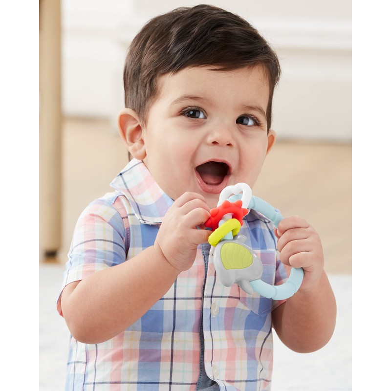 Skip Hop Silver Lining Cloud Teethe and Play Toy Bird