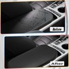 MUXEE Armrest cover，for Kia stinger 2017-2024, Microfiber Leather，Scratch Leather Middle