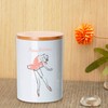 Fabulous Ceramic Pot with Lid Bamboo - Prima Ballerina Dancer