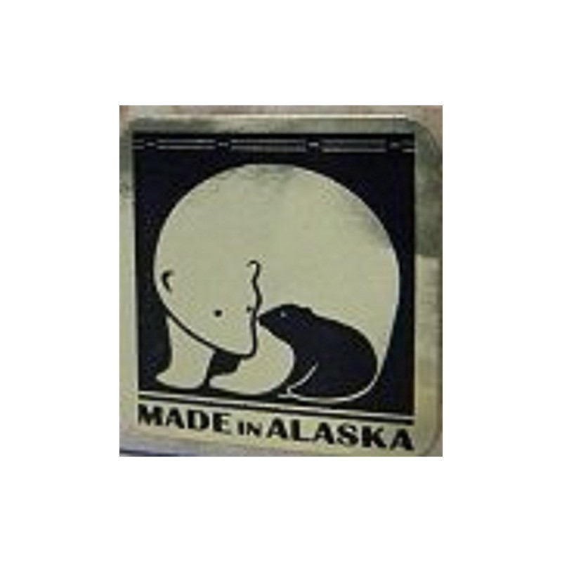 Inupiat Ulu with Dog Team Etched Birch Handle 6.25" Blade