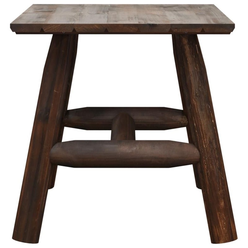 TREATLIFE HOME Side Table Solid Wood Spruce Construction, Durable and