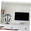 Gatuida Modern Tabletop Headphone Stand Slip Gaming Headset Holder Space