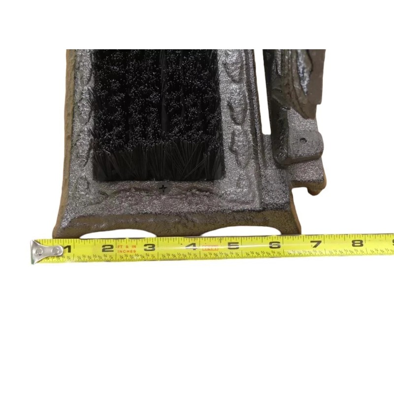 Midwest Craft House Cast Iron Boot Scraper Brush Brown Squirrel