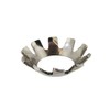 Stainless Steel/Fabric Tooth Washers (Dish Shape) M8 (10 Pack)