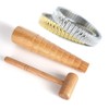 Mandrel Sizer Hammer Set, 2pcs Wooden Mandrel Sizer Jewelry Making