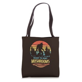 Mushroom Sasquatch Bigfoot, Ready To Hunt Mushrooms Tote Bag
